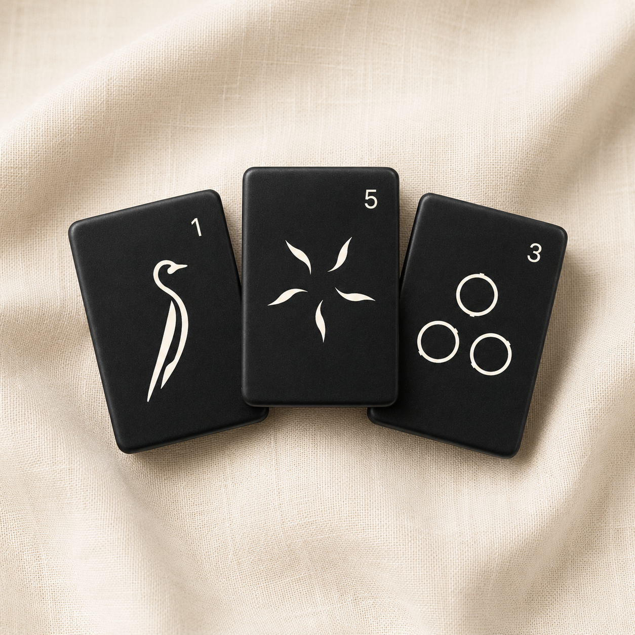 No. 1 System™ Mahjong Tile Set – Modern Minimalist American